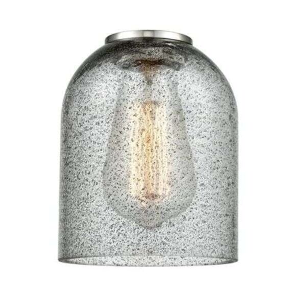 Lot of 2 - Innovations Caledonia 5" Light Glass, Colorful Bell/Charcoal - G257 - Picture 1 of 7